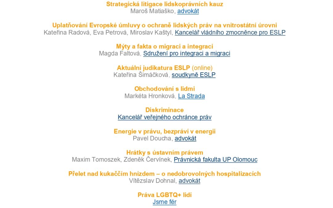 Rámcový program ŠLP 2025 je na světě!